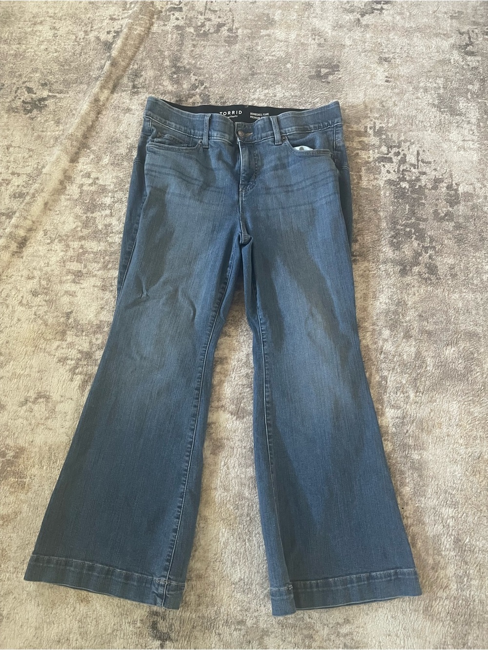 torrid Dark Blue Flared Jeans